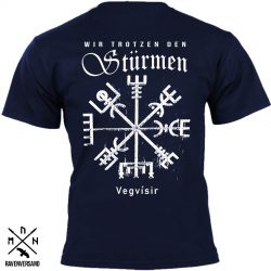 Vegvísir Wikinger Kompass T-shirt